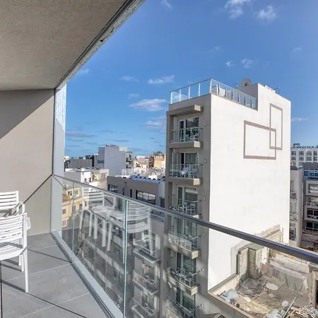 Apartmán The Official Mercury 2br With Pool Access By 360 Estates Saint Julian's